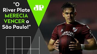 Comentaristas analisam empate entre São Paulo e River: ‘Merecia perder’