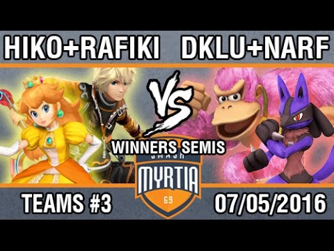 [SmashMyrtia69 #3] Hikotsu + Rafiki vs Darklu + Narf Winners Semis