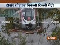 Driverless Delhi Metro train rams into wall during trial run
