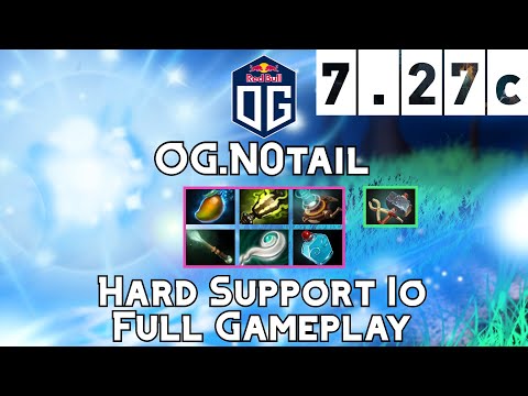 Io | OG.N0tail | Hard Support Io Full Gameplay | 7.27c Full Gameplay