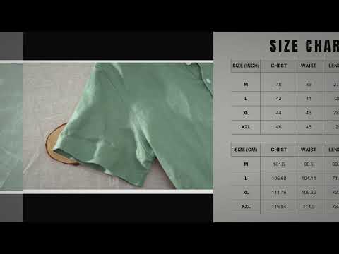 Stylish and Comfortable: Men's Green Cotton Kurta Shirt with Pocket M