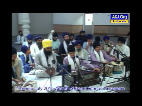 001 Toronto July 2015 Smaagam - Sunday Morning - Bh. HarJee Singh Jee Toronto