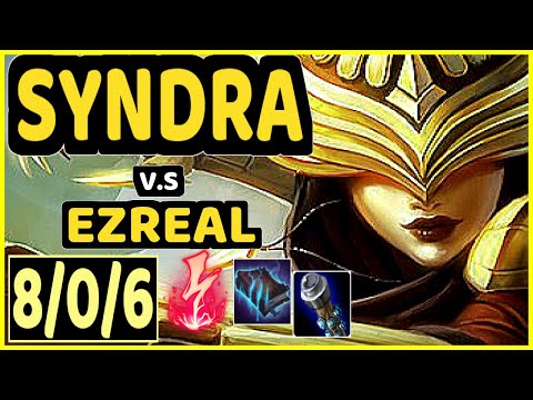 EIKA (SYNDRA) vs EZREAL - 8/0/6 KDA BOTTOM ADC CHALLENGER GAMEPLAY - EUW