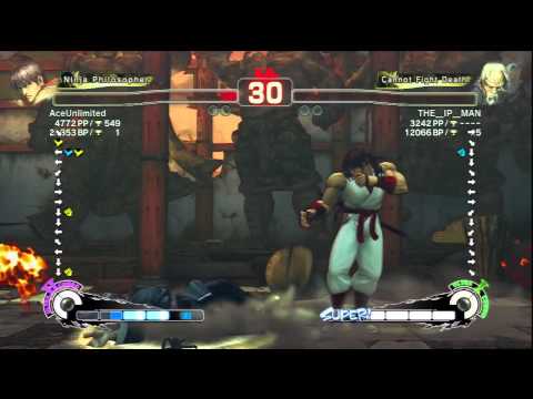 AceUnlimited [Guy] Vs THE__IP__MAN [Gen] SSF4 AE 2012 Ranked Matches - PSN