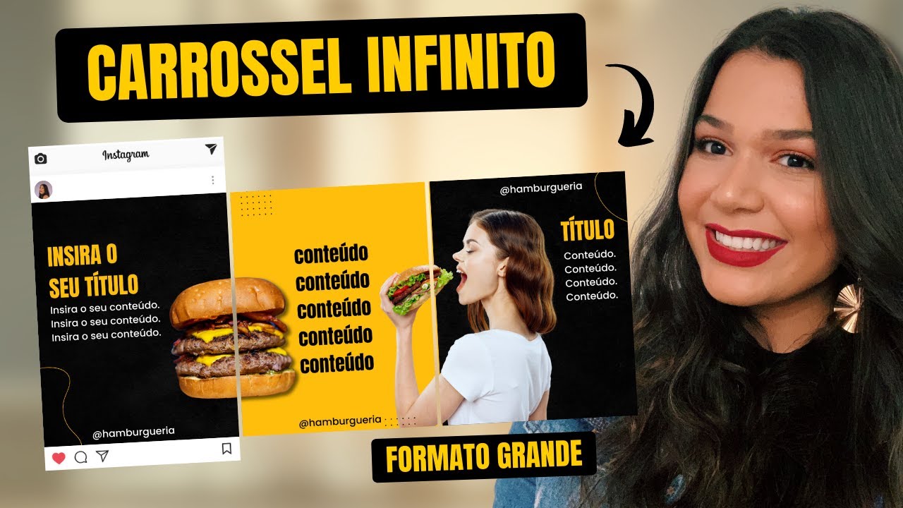 Como fazer POST CARROSSEL no Canva | Passo a Passo Simples e Prático [GRÁTIS] 🔥 Formato Grande