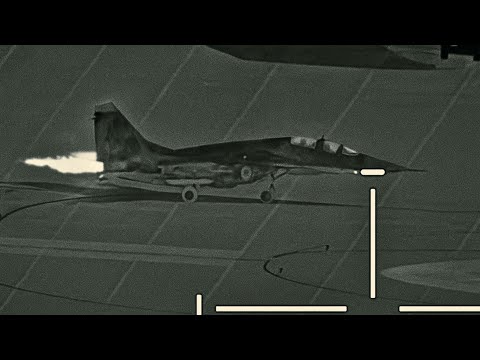 AH-64D Apache Attack on Enemy Airbase – Explosive Jet Destruction