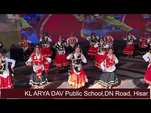 K.L.Arya DAV Public School,Hisar Annual Function "उद्घोष" 2025-26 "HARYANAVI DANCE"
