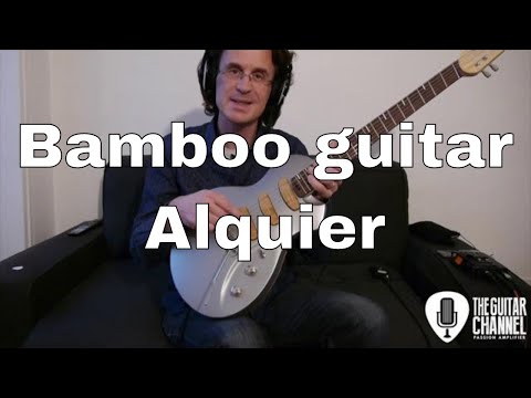 Bamboo Ethiq Electric Alquier Guitars, a sustainable instrument built by a luthier