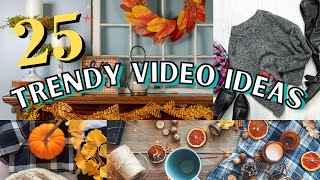 25+ NEW Trendy Fall Video Ideas That Will Get MORE Views In 2021 As A Small YouTuber
