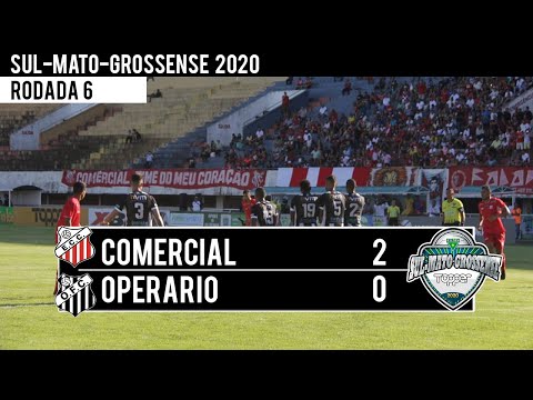 GOLS: COMERCIAL 2x0 OPERÁRIO - CAMPEONATO SUL-MATO-GROSSENSE 2020 - 22/02/2020