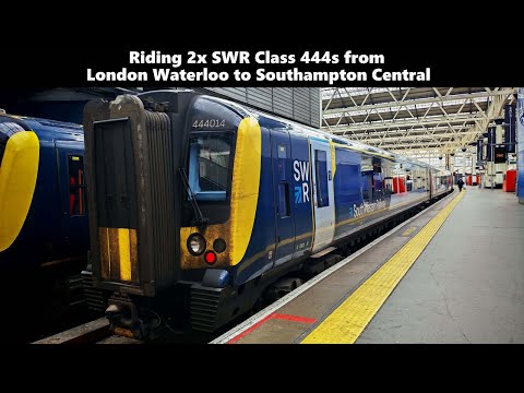 Riding 2x SWR Class 444s from London Waterloo to Southampton Central | 30/10/2025