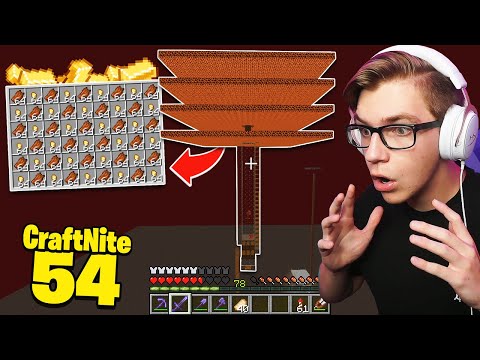 CraftNite: #54 - I Made this OVERPOWERED Gold Farm! (i'm rich now)