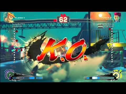 SSF4 Rank Match  hydeBUFFY (AD)  vs  Pretty Reina (VI)