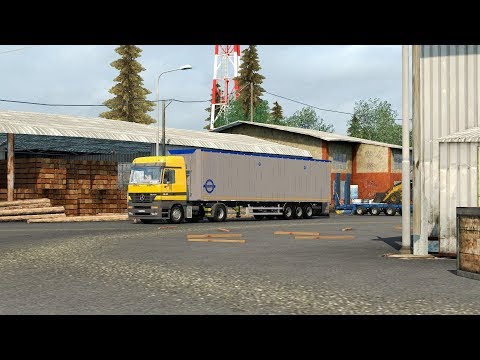 ETS 2 1.27 ProMods 2.17 Mercedes Actros MP1 Balvi - Kolka