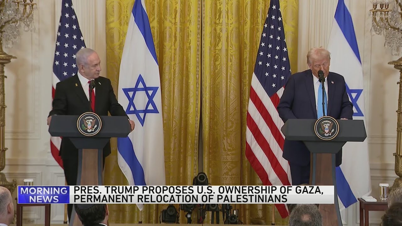 President Trump floats U.S. taking over Gaza Strip