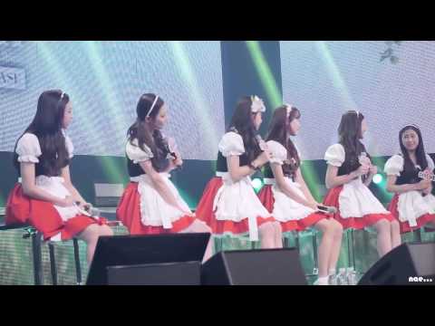 150824 에이프릴 (April) 데뷔 쇼케이스 - 15초 표정으로 말해요.