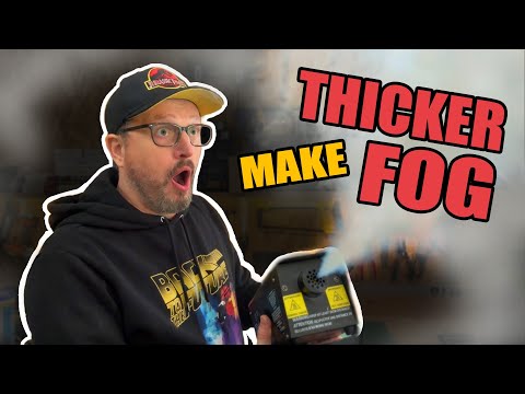How To Make Thicker Fog For Your Fog Machine!