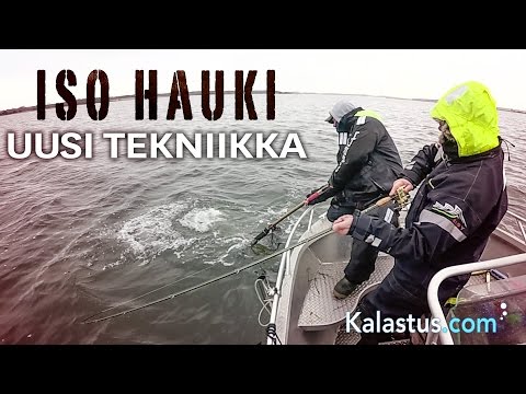 Näin kalastetaan & saadaan suurhaukea - uusi tekniikka on selkävesien kalastus