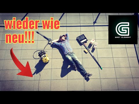 Terrassenplatten /Steinoberflächen reinigen und neu versiegeln, so geht's!