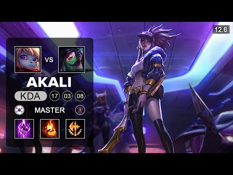 Akali vs Poppy Top - KR Master - Season 12 Patch 12.6