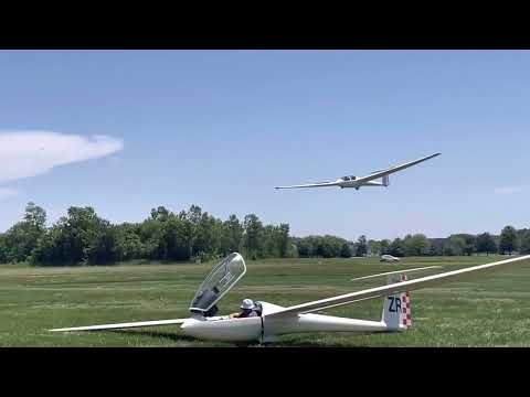 My first glider landing of the season!