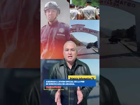 Asesinan a oficial de la PNB en Aragua #PNB #Aragua #NoticiasVenezuela #Justicia #Inseguridad