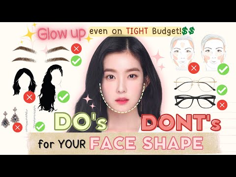 Makeup Hair & Styling Do's & Don'ts for Your FACE SHAPE✨ Instant Glow Up on a Super Tight Budget!