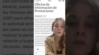 ¿Qué es la Oficina de Información de Prestaciones del Ayuntamiento de Madrid?