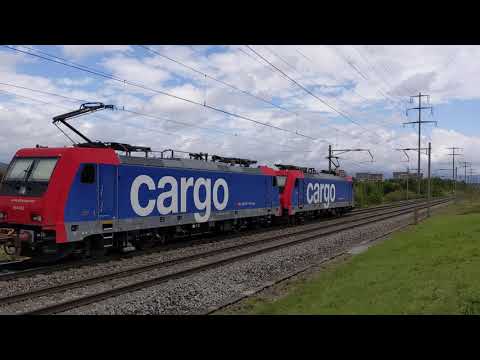 4K Freight & Passenger trains / Zugverkehr around Switzerland Part 3 - August 2020