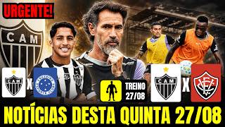 GIRO DO GALO DESTA QUINTA (27/08): FOCO NO VITÓRIA, RIQUELME RENOVA E PARCIAL DE INGRESSOS E+