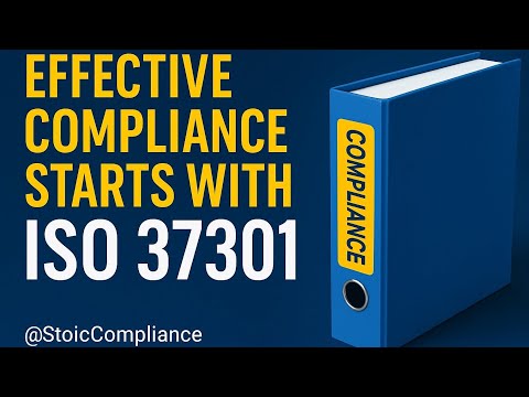 Effective Compliance Starts with ISO 37301