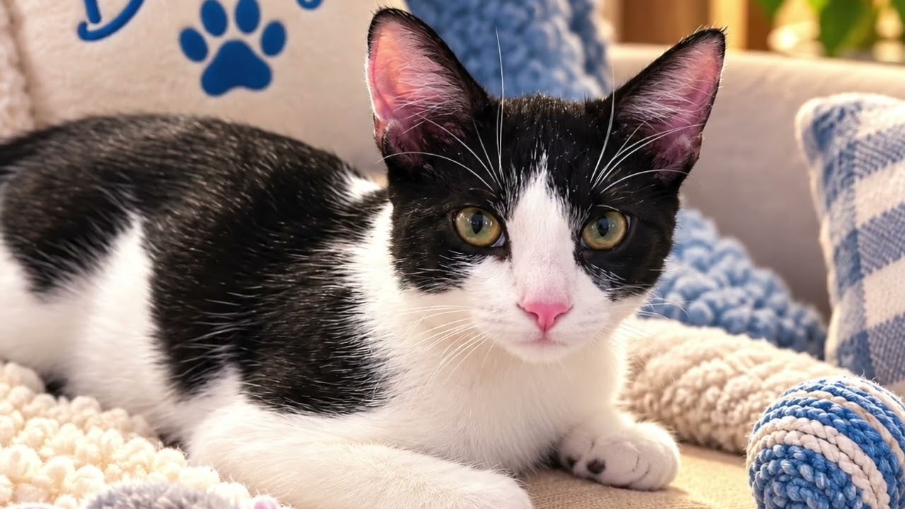 Enlarge BAILEY BOY, a Adoptable Domestic Short Hair in Monrovia, CA video 6/6