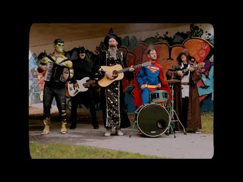 Superheld: Video und Text