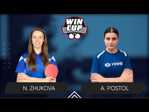 08:45 Nadiia Zhukova - Anastasiia Postol West 2 WIN CUP 25.04.2024 | TABLE TENNIS WINCUP