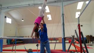 SLANCIO VERTICALE alla parallela TUTORIAL  Ginnastica Artistica