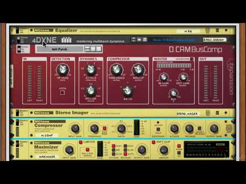 Reason Rack Extensions 103: Mixing and Mastering Rig V3 - Explored - 34. DCAM BusComp