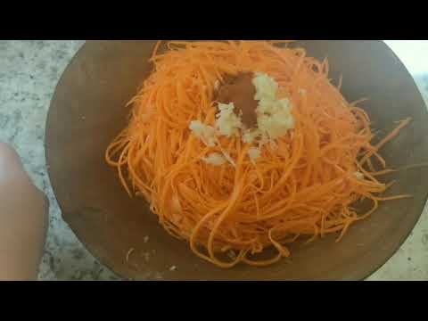 #Салат морковча.# Хӯриш бо сабзӣ # Carrot salad