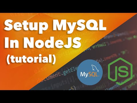 How to Setup MySQL in NodeJS / Express - Tutorial