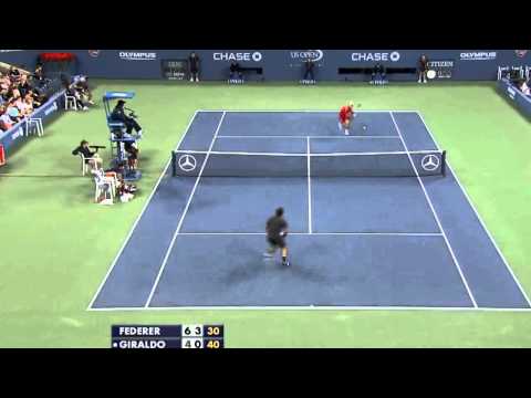 R.Federer vs S.Giraldo Us Open 2011 HD