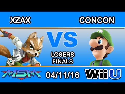 MSM 45 - SCB | ConCon (Luigi) Vs. NME | Xzax (Fox) Losers Finals - Smash Wii U