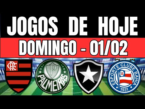 TODAY'S GAMES | BRAZILIAN CHAMPIONSHIP 2026 | SUNDAY 01/02/2026 | TODAY'S GAMES
