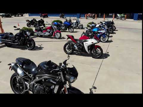 We've been selling a ton on new motorcycles, and the slightly used, trade-ins are over flowing.