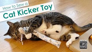 Sew a Cat Toy with Me - How to Make a Cat Kicker Toy