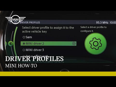 How to use the Driver Profiles in your MINI | MINI How-To