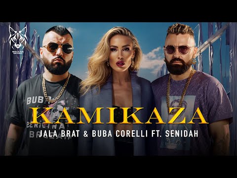 Jala Brat & Buba Corelli ft. Senidah - Kamikaza (Tekst/Lyric Video)