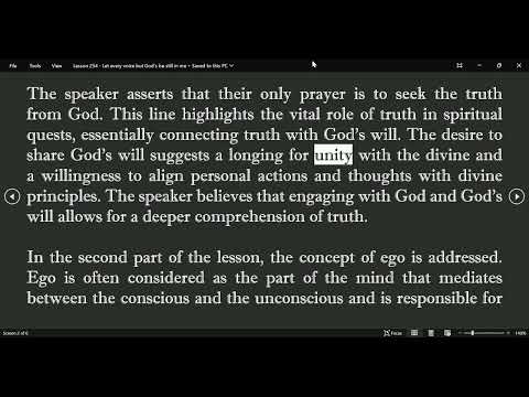 ChatGPT ACIM Lesson 254 - Let every voice but God’s be still in me