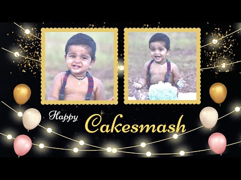 మోక్షిత్ కేక్ ష్మాష్ | MOKSHITH PAWAN CAKE SMASH