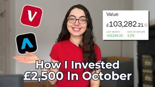 Trading 212 and Vanguard Portfolio Update and Buys - October 2025
