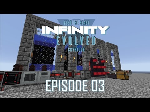 FTB Infinity Evolved Skyblock - 03 - WATER POWER [EXPERT MODE]