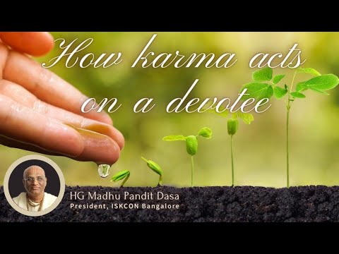 How karma acts on a devotee I HG Madhu Pandit Dasa I SB 4.8.2 I 07.01.2021